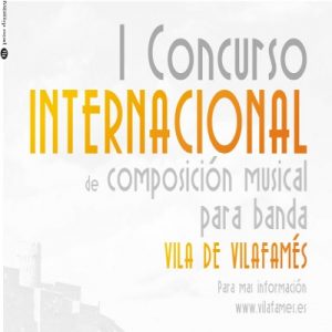 I Concurso Internacional de composición musical para banda